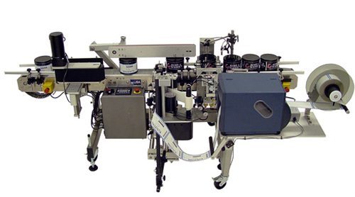 Orienting with thermal transfer printer labeling system