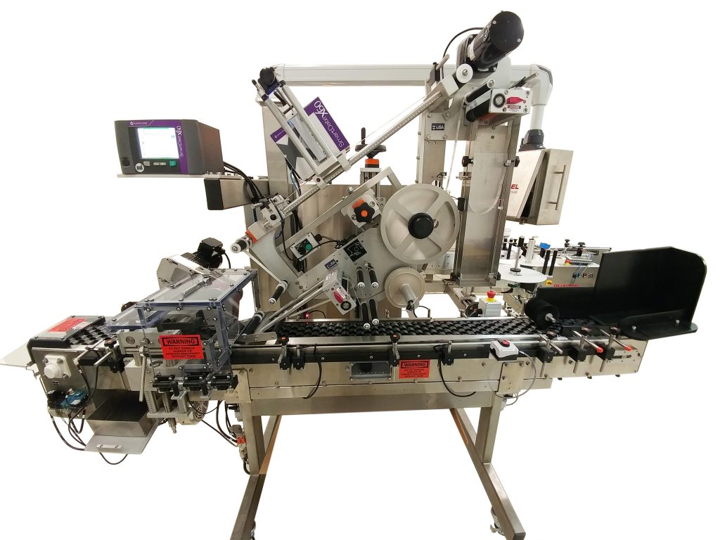 Vial Labeling Machine Pharmaceutical Label Applicator Quadrel