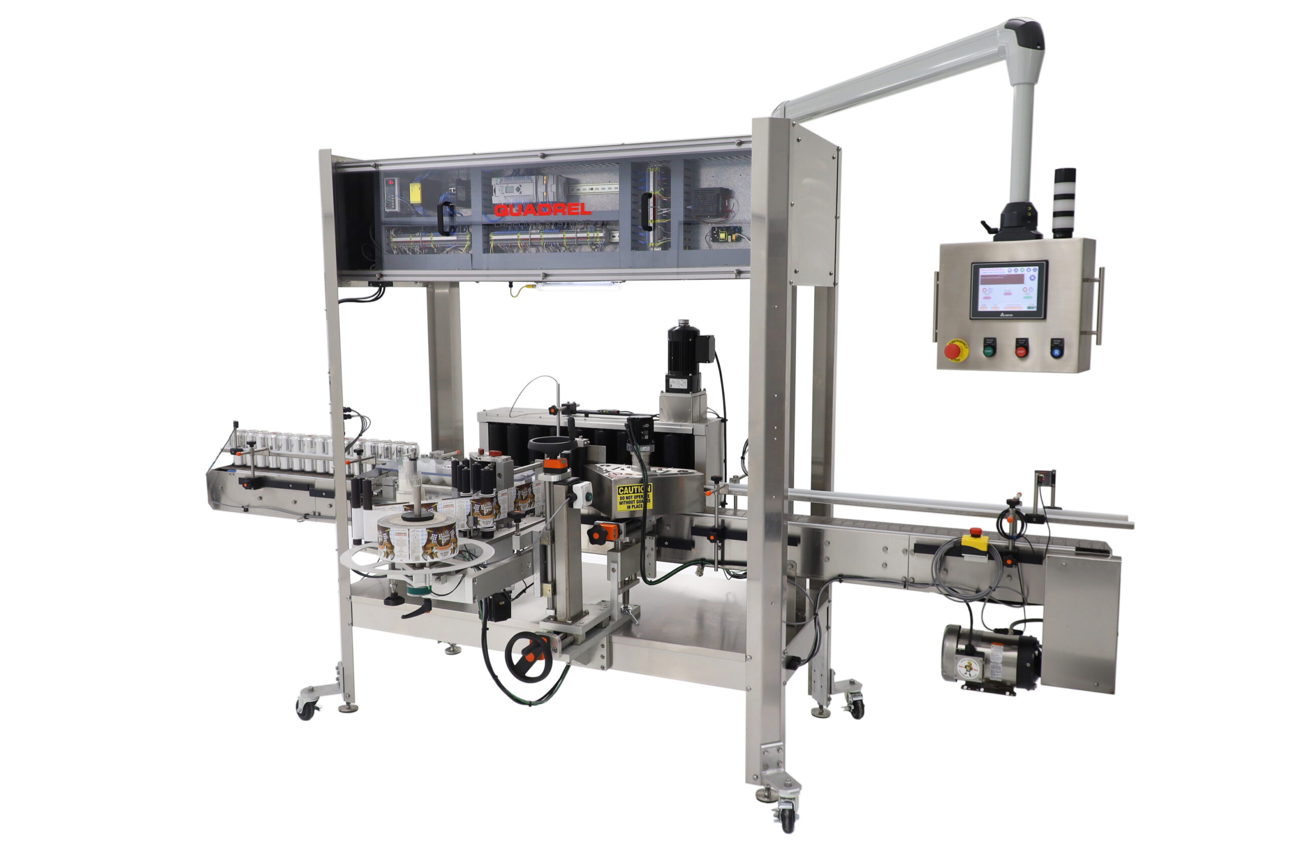 High Speed Continuous Motion Labeling System
